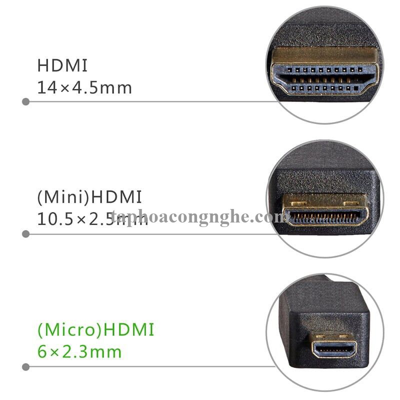 Ugreen 30104 3M màu Đen Cáp chuyển đổi Micro HDMI sang HDMI thuần đồng HD127 30030104